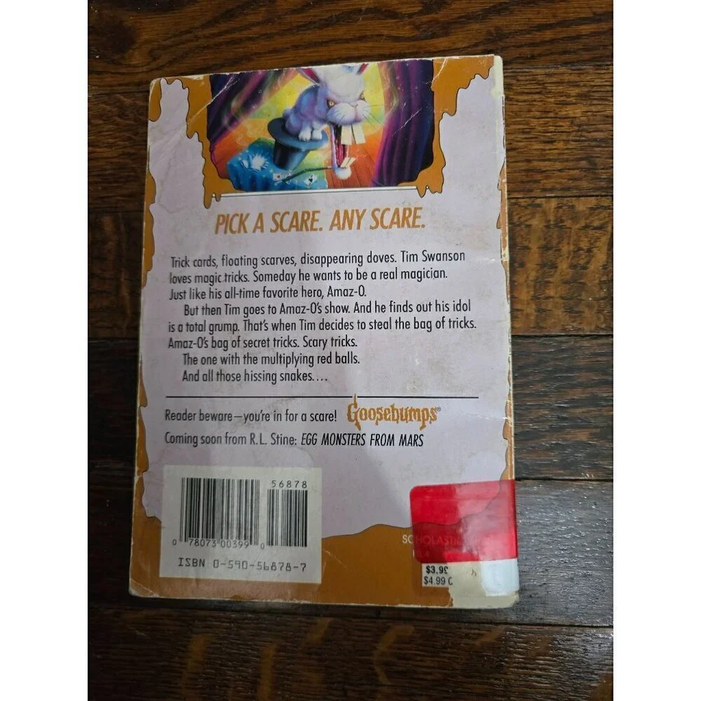 Goosebumps #41 Bad Hare Day By R.L. Stine Vintage 90s Scholastic Paperback